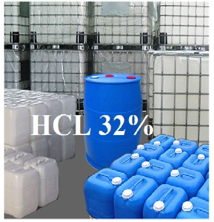 Axit clohydric, HCl 30%, Việt Nam, 35kg/can
