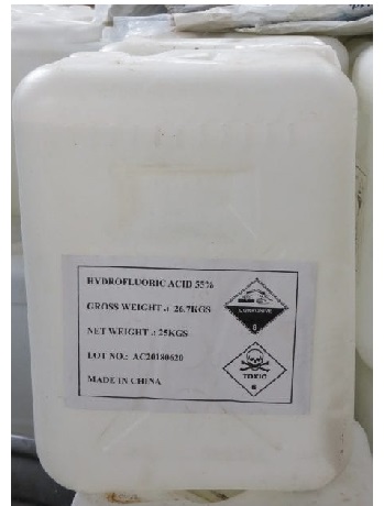 Acid Flohydric,HF, Xuất xứ Trung Quốc