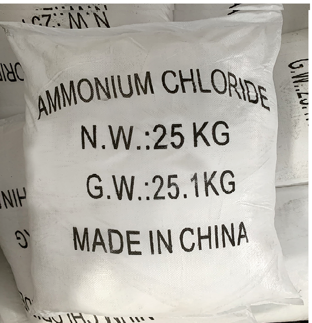 Ammoniun Chloride, NH4Cl 99.5% 25kg/bao, Trung Quốc