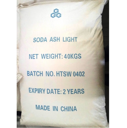 Soda ash light, Na2CO3 99%, Trung Quốc, 50kg/bao