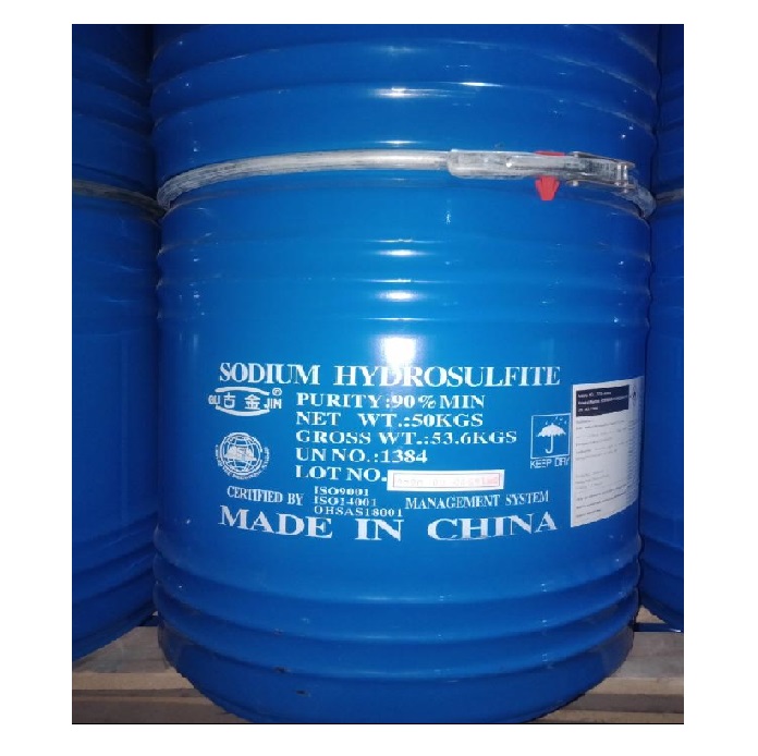 Sodium Hydrosulfilte, Na2S204,50kg/thùng, China